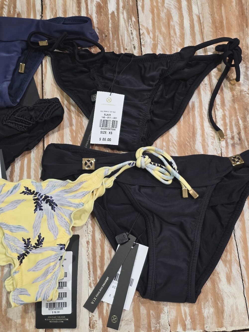 5 NWT Vix Paula Hermanny Bikini Bottom Lot XS - Picture 2 of 4